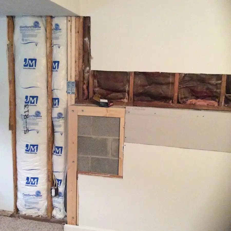 Wall insulation replacement during Odor Removal & Deodorization in Millbury
